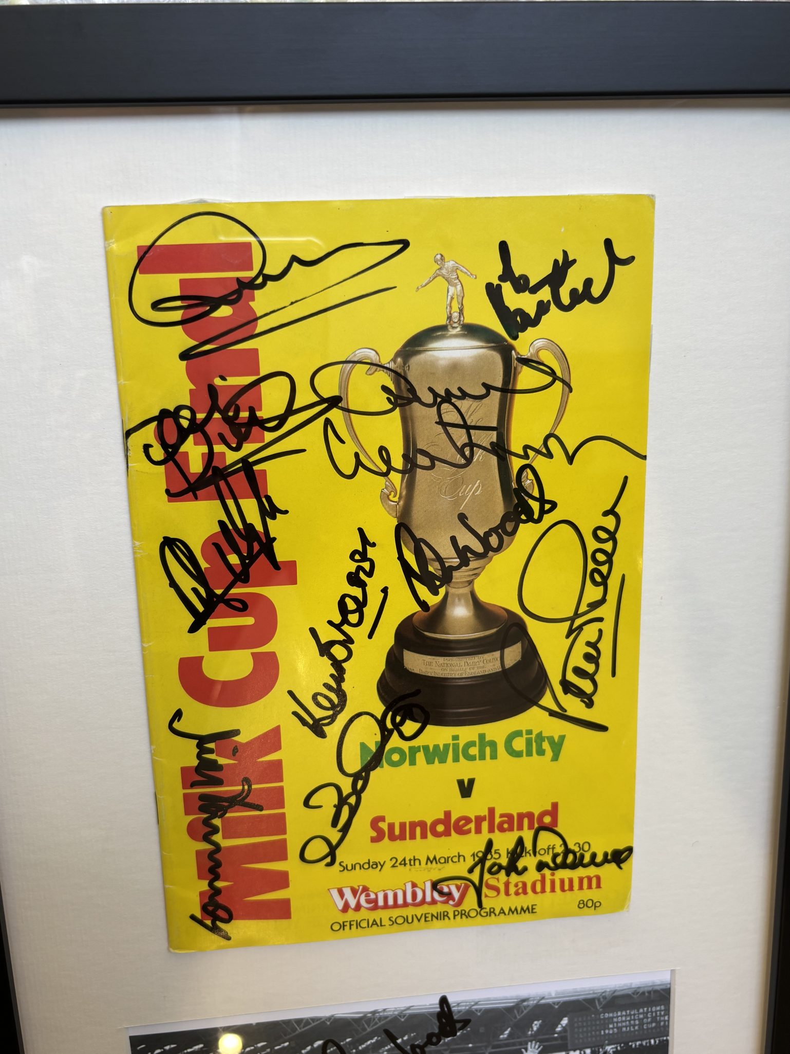Norwich City 1985 Wembley Exclusive Arrangement (only 2 available) - Image 5