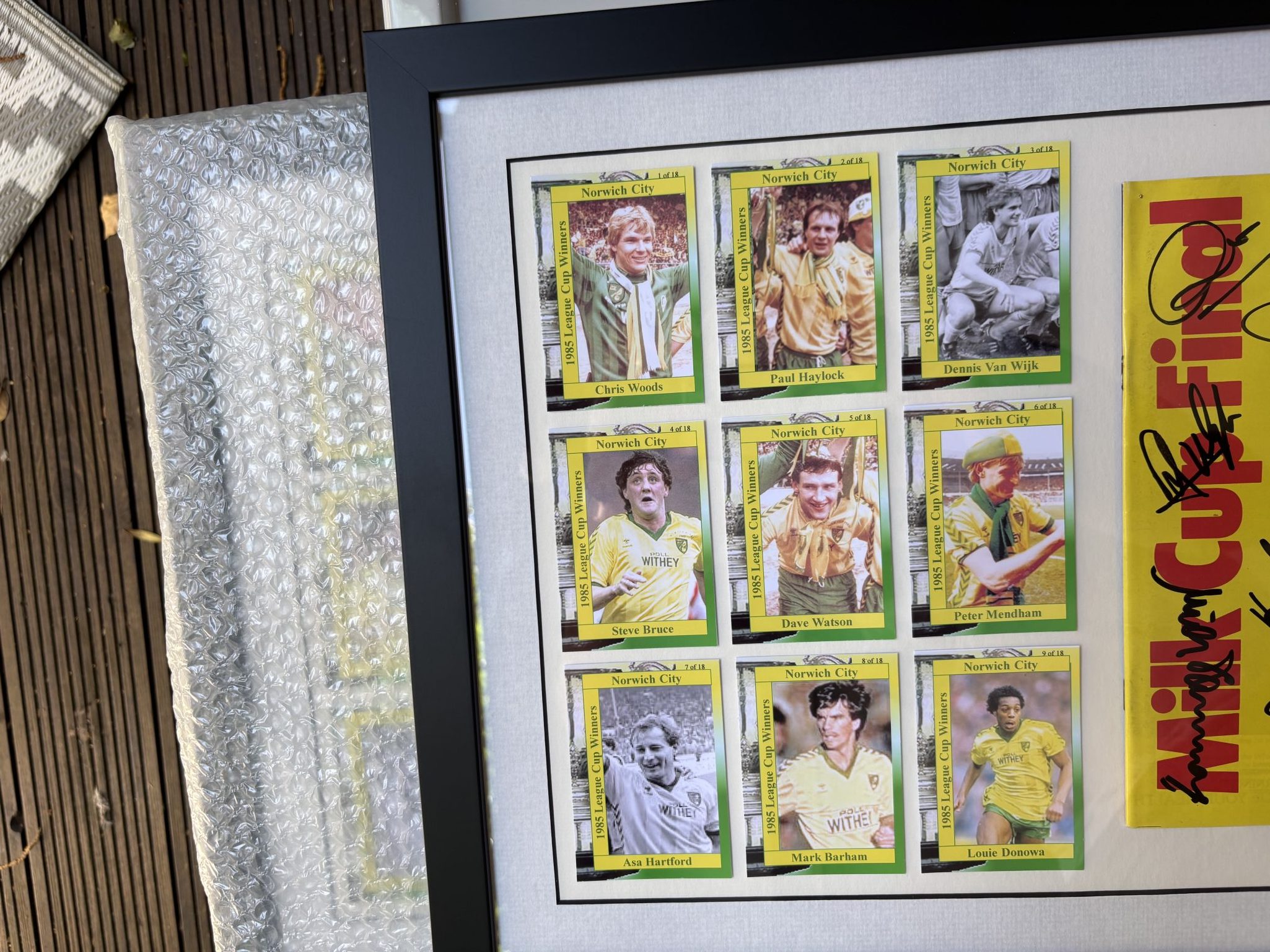 Norwich City 1985 Wembley Exclusive Arrangement (only 2 available) - Image 4