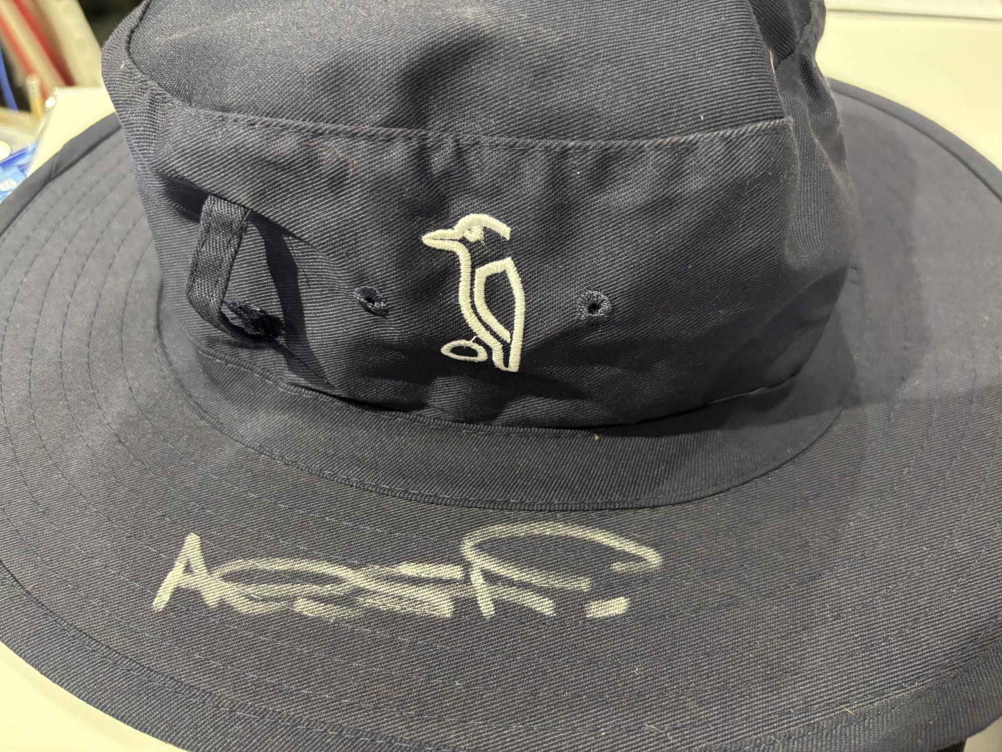 Alec Stewart Signed Kookaburra Sun-Hat