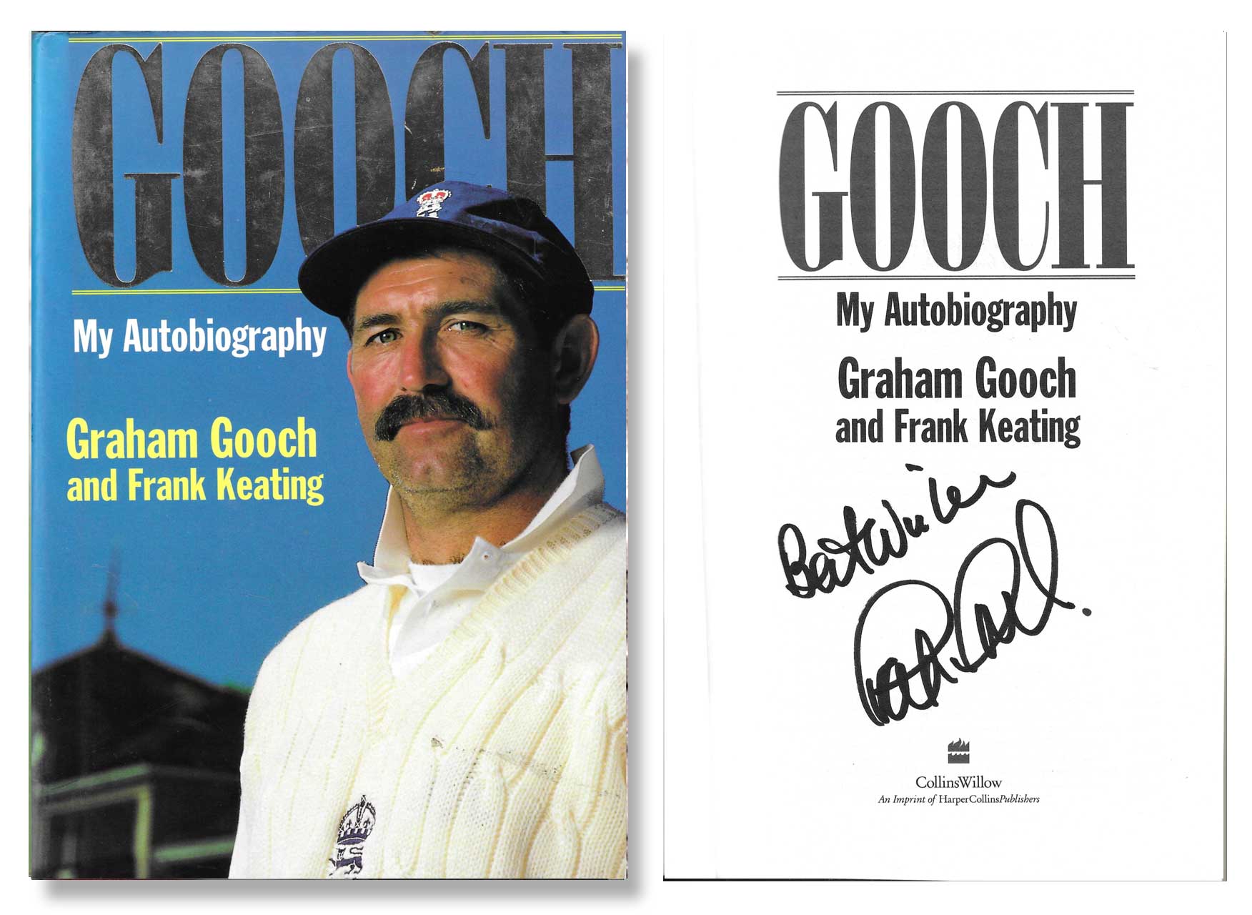 Graham Gooch autobiography - Hardback (SIGNED COPY)