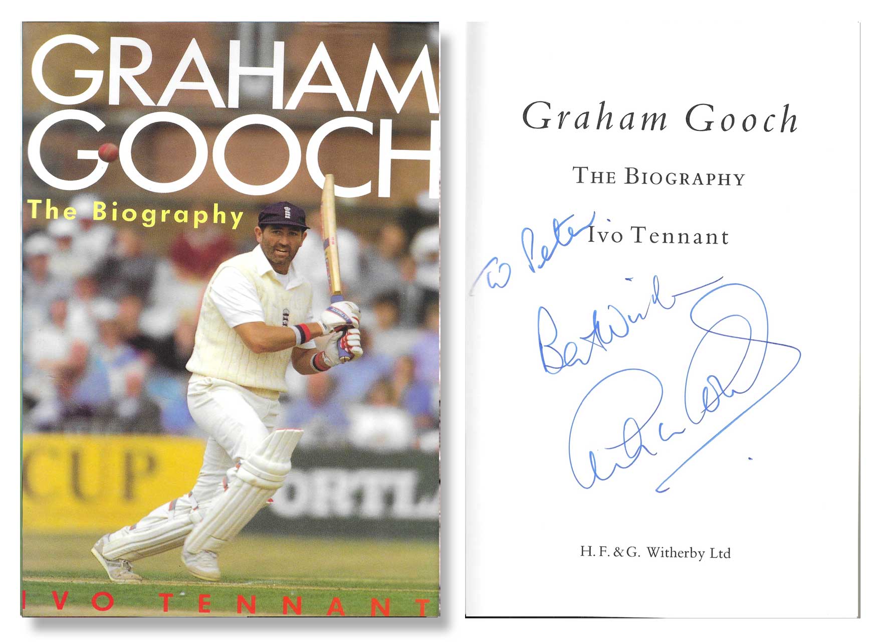 Graham Gooch biography - Hardback (SIGNED COPY)