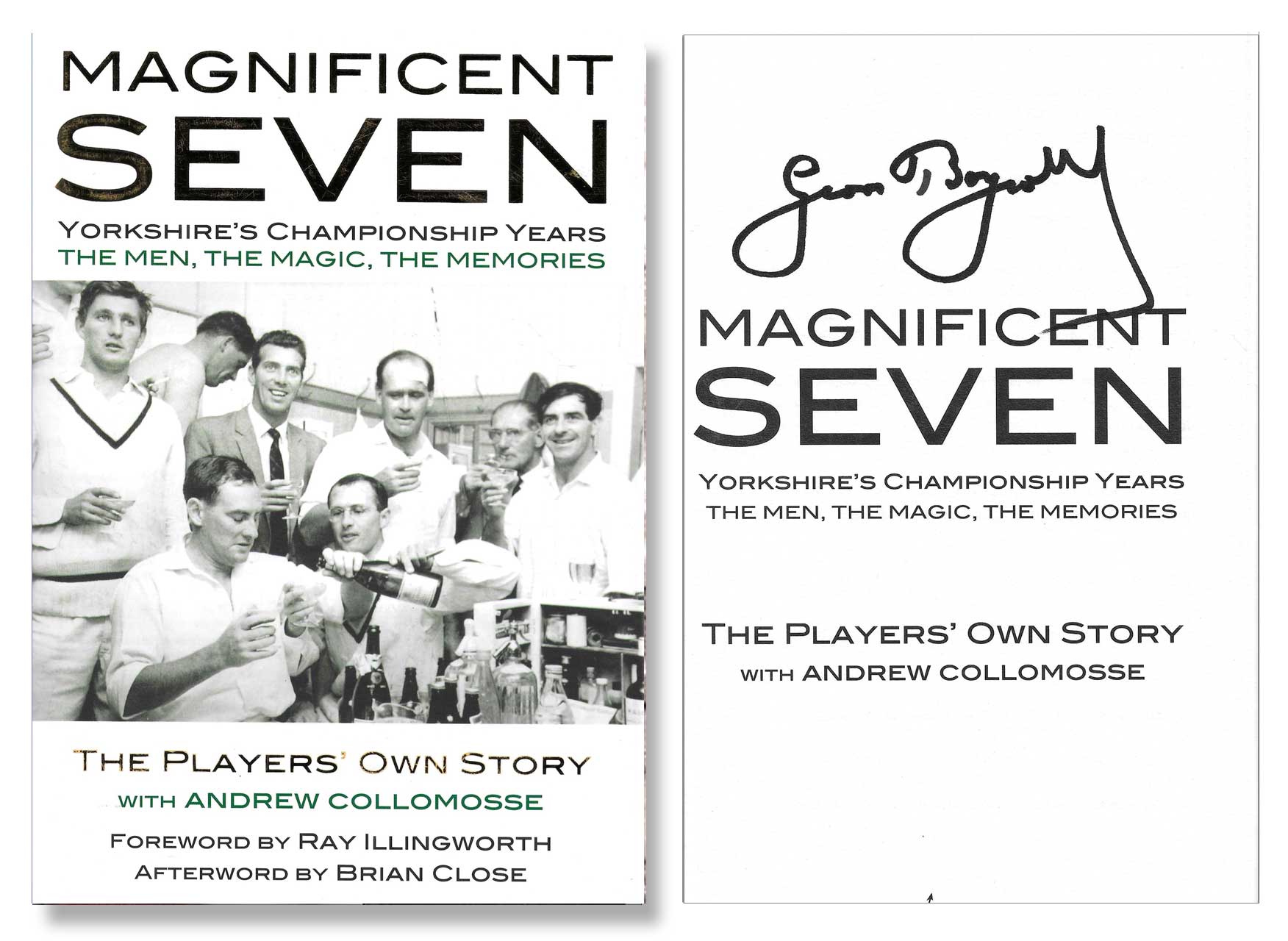 Magnificent Seven, Yorkshire's Championship years - hardback (SIGNED COPY)
