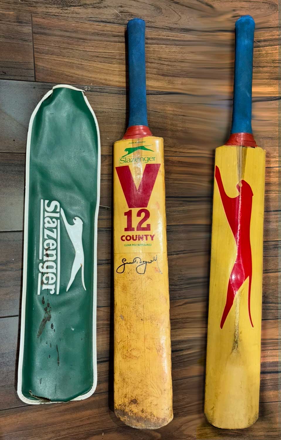 Geoffrey Boycott Slazenger Signed Bat